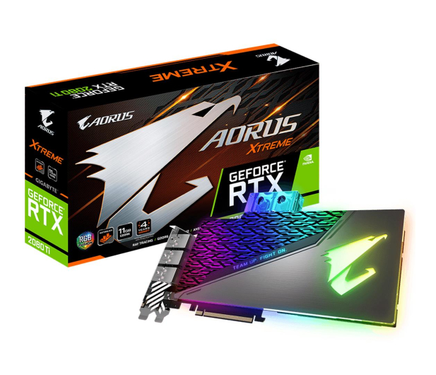 Gigabyte GeForce RTX 2080 Ti AORUS XTREME WF WB 11GB GDDR6 - 462114 - zdjęcie